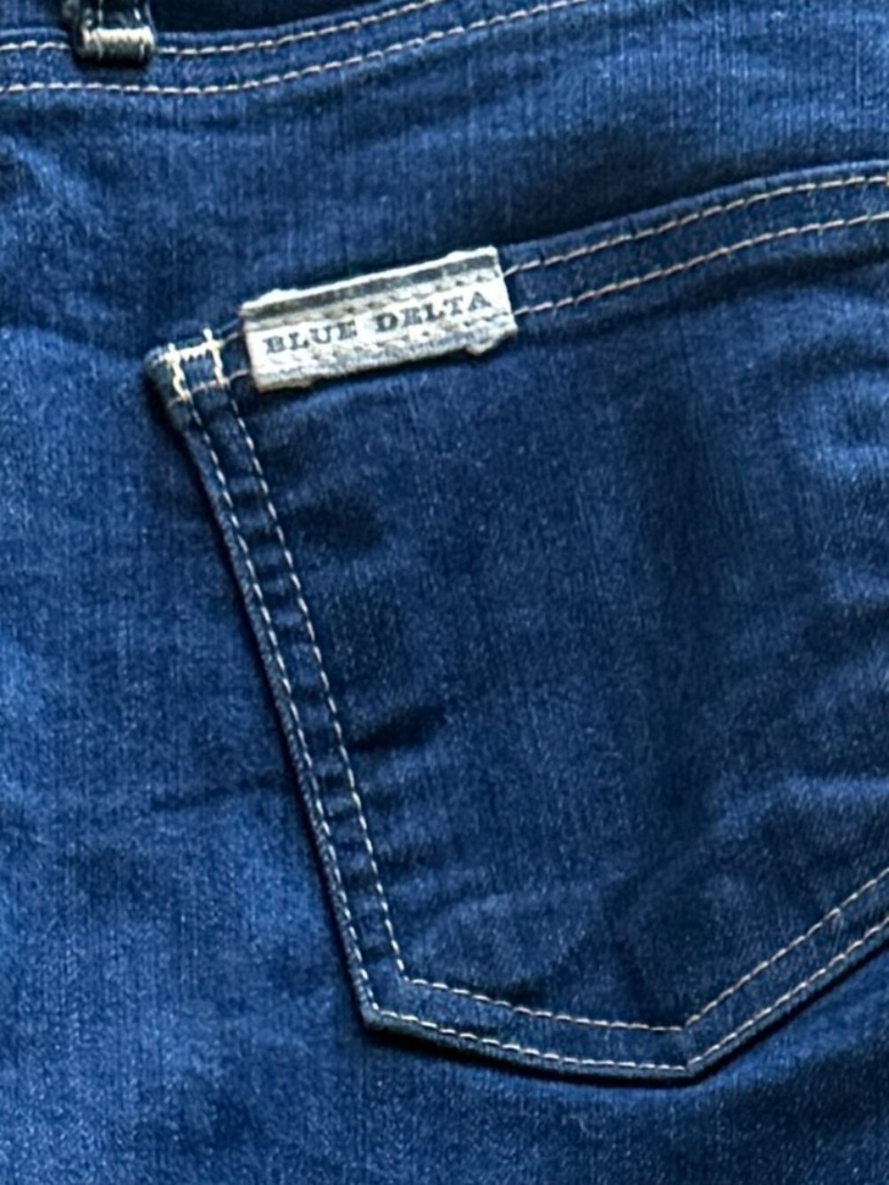 Blue Delta Denim Jeans - Fits like a 4